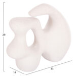 ΕΠΙΤΡΑΠΕΖΙΟ ΚΕΡΑΜΙΚΟ ΔΙΑΚΟΣΜΗΤΙΚΟ ΣΕΙΡΑ ISIL LH10.4596 ΚΡΥΣΤΑΛΛ.ΥΠΟΛΕΥΚΟ 33x14x29Υ εκ - Image 2