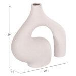 ΕΠΙΤΡΑΠΕΖΙΟ ΚΕΡΑΜΙΚΟ ΔΙΑΚΟΣΜΗΤΙΚΟ ISIL LH10.4597.01 ΥΠΟΛΕΥΚΟ ΚΡΥΣΤΑΛΛΙΚΟ 29x11x29Υεκ - Image 2