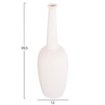 ΕΠΙΤΡΑΠΕΖΙΟ ΚΕΡΑΜΙΚΟ ΔΙΑΚΟΣΜΗΤΙΚΟ ELENDIL LH10.4591.01 ΥΠΟΛΕΥΚΟ ΚΡΥΣΤΑΛΛΙΚΟ Φ12x39.5Υεκ - Image 2