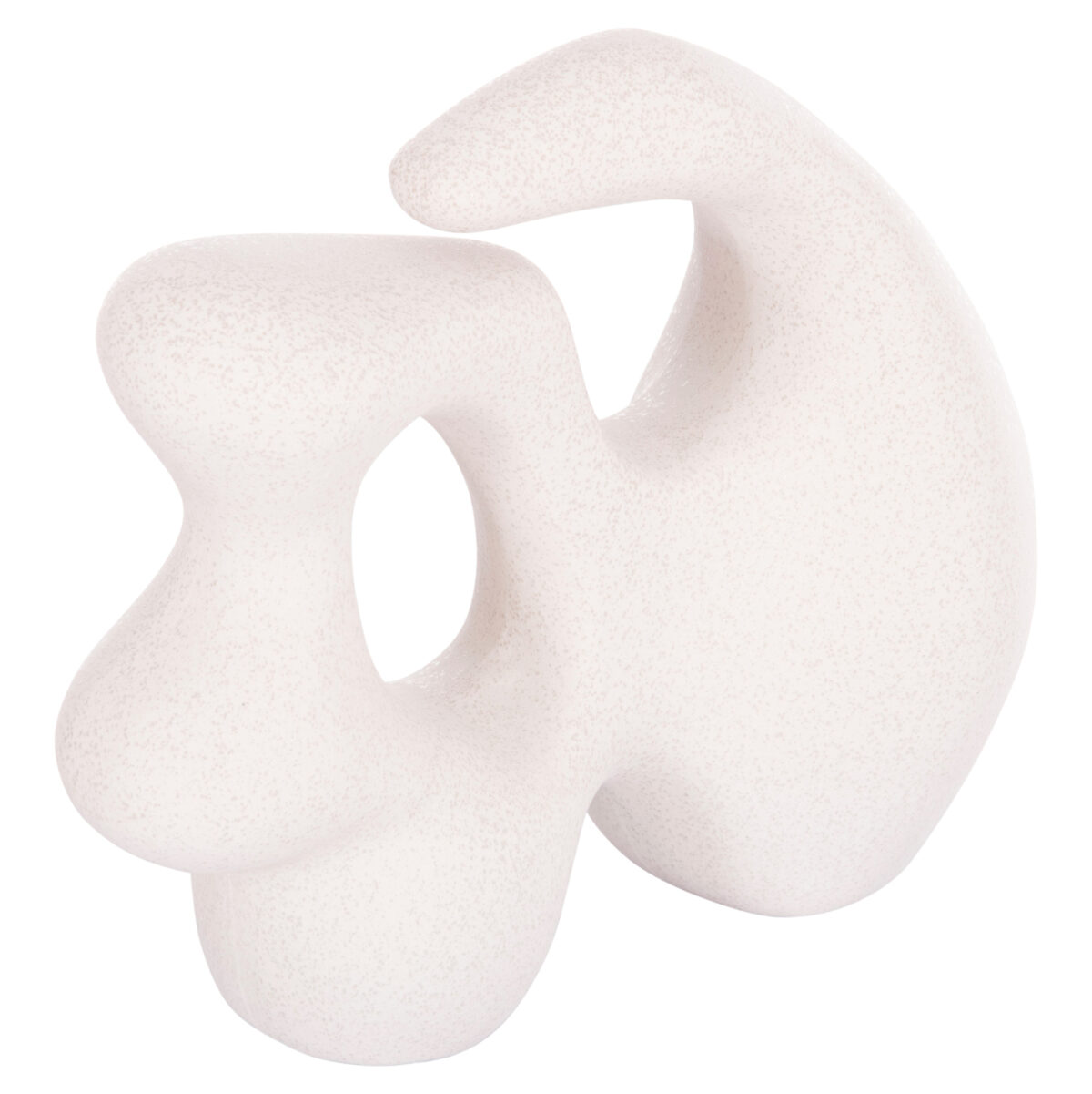 ΕΠΙΤΡΑΠΕΖΙΟ ΚΕΡΑΜΙΚΟ ΔΙΑΚΟΣΜΗΤΙΚΟ ΣΕΙΡΑ ISIL LH10.4596 ΚΡΥΣΤΑΛΛ.ΥΠΟΛΕΥΚΟ 33x14x29Υ εκ - Image 1