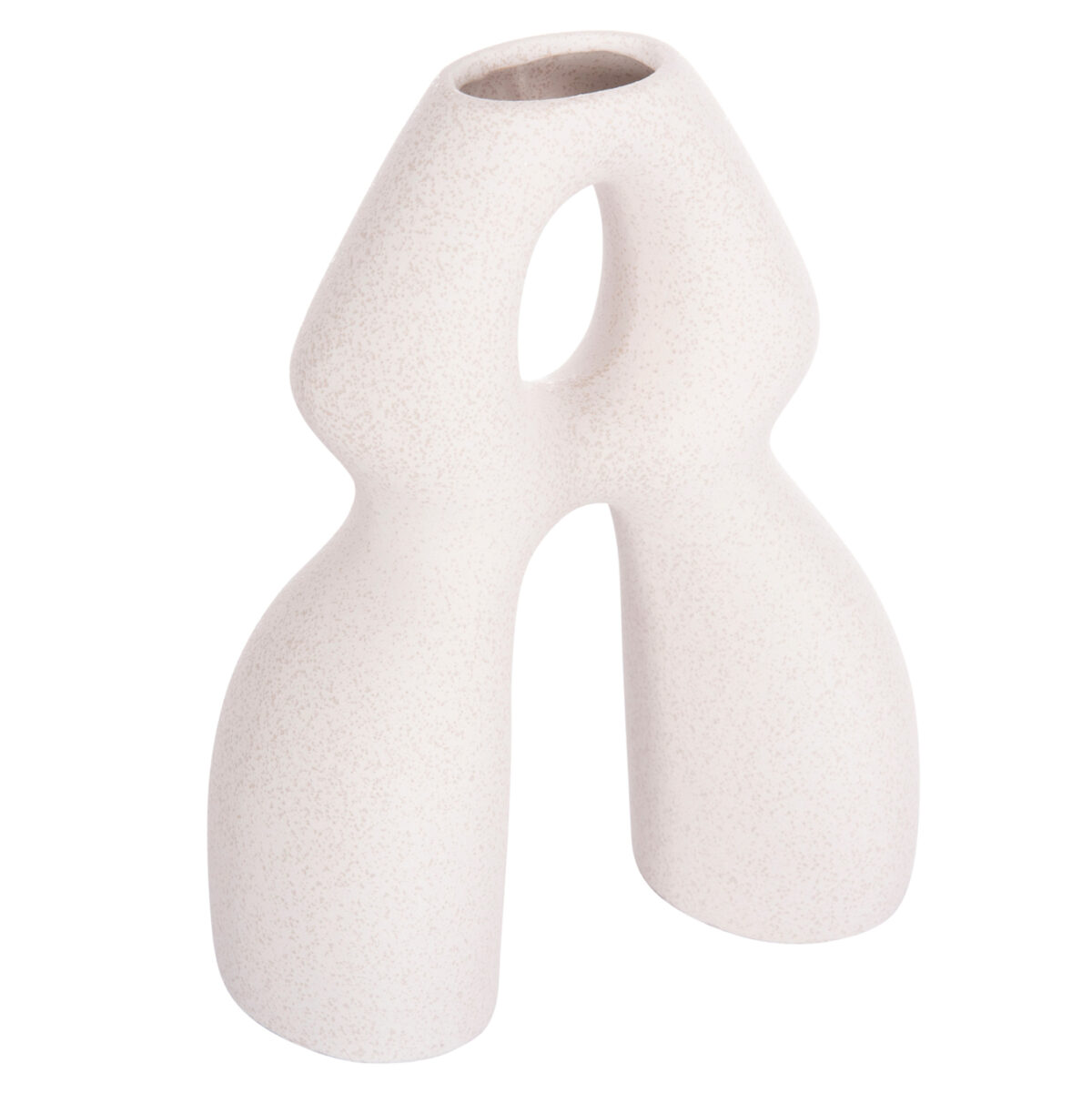 ΕΠΙΤΡΑΠΕΖΙΟ ΚΕΡΑΜΙΚΟ ΔΙΑΚΟΣΜΗΤΙΚΟ ISIL LH10.4598.01 ΥΠΟΛΕΥΚΟ ΚΡΥΣΤΑΛΛΙΚΟ 25x9x29,5Υεκ - Image 1