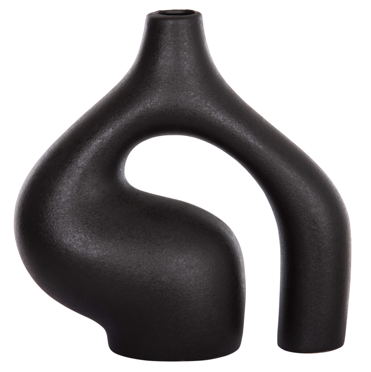 ΕΠΙΤΡΑΠΕΖΙΟ ΚΕΡΑΜΙΚΟ ΔΙΑΚΟΣΜΗΤΙΚΟ ISIL LH10.4597.02 ΜΑΥΡΟ ΜΑΤ 29x11x29Υεκ - Image 3