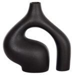 ΕΠΙΤΡΑΠΕΖΙΟ ΚΕΡΑΜΙΚΟ ΔΙΑΚΟΣΜΗΤΙΚΟ ISIL LH10.4597.02 ΜΑΥΡΟ ΜΑΤ 29x11x29Υεκ - Image 3