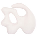 ΕΠΙΤΡΑΠΕΖΙΟ ΚΕΡΑΜΙΚΟ ΔΙΑΚΟΣΜΗΤΙΚΟ ΣΕΙΡΑ ISIL LH10.4596 ΚΡΥΣΤΑΛΛ.ΥΠΟΛΕΥΚΟ 33x14x29Υ εκ - Image 3