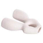 ΕΠΙΤΡΑΠΕΖΙΟ ΚΕΡΑΜΙΚΟ ΔΙΑΚΟΣΜΗΤΙΚΟ ISIL LH10.4598.01 ΥΠΟΛΕΥΚΟ ΚΡΥΣΤΑΛΛΙΚΟ 25x9x29,5Υεκ - Image 5