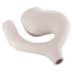 ΕΠΙΤΡΑΠΕΖΙΟ ΚΕΡΑΜΙΚΟ ΔΙΑΚΟΣΜΗΤΙΚΟ ISIL LH10.4597.01 ΥΠΟΛΕΥΚΟ ΚΡΥΣΤΑΛΛΙΚΟ 29x11x29Υεκ - Image 5