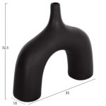 ΕΠΙΤΡΑΠΕΖΙΟ ΚΕΡΑΜΙΚΟ ΔΙΑΚΟΣΜΗΤΙΚΟ ΣΕΙΡΑ ISIL LH10.4601.02 ΜΑΥΡΟ ΜΑΤ 35x10x32.5Υεκ - Image 2