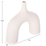 ΕΠΙΤΡΑΠΕΖΙΟ ΚΕΡΑΜΙΚΟ ΔΙΑΚΟΣΜΗΤΙΚΟ ΣΕΙΡΑ ISIL LH10.4601.01 ΚΡΥΣΤΑΛΛ.ΥΠΟΛΕΥΚΟ 35x10x32.5Υεκ - Image 2