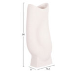 ΕΠΙΤΡΑΠΕΖΙΟ ΚΕΡΑΜΙΚΟ ΔΙΑΚΟΣΜΗΤΙΚΟ ΣΕΙΡΑ GLAΖΕ LH10.4609.01 ΚΡΥΣΤΑΛΛ.ΥΠΟΛΕΥΚΟ 16.5x11x38Υεκ - Image 2