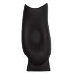 ΕΠΙΤΡΑΠΕΖΙΟ ΚΕΡΑΜΙΚΟ ΔΙΑΚΟΣΜΗΤΙΚΟ ΣΕΙΡΑ GLAΖΕ LH10.4609.02 ΜΑΥΡΟ ΜΑΤ 16.5x11x38Υεκ - Image 3