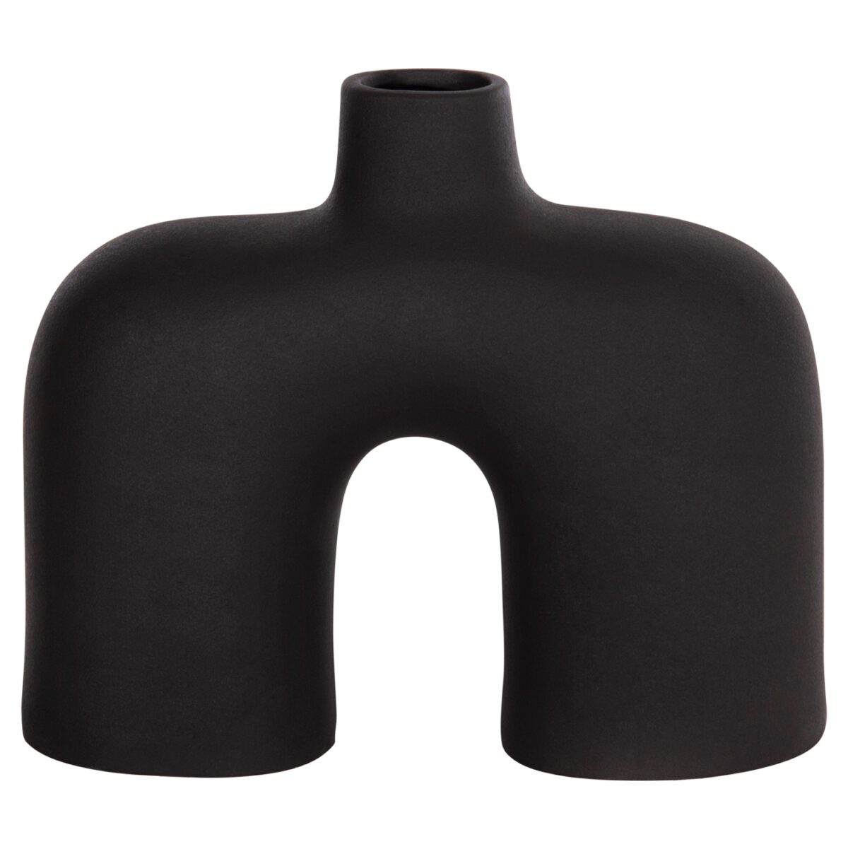 ΕΠΙΤΡΑΠΕΖΙΟ ΚΕΡΑΜΙΚΟ ΔΙΑΚΟΣΜΗΤΙΚΟ ISIL LH10.4600.02 ΜΑΥΡΟ ΜΑΤ 27x9,5x22,5Y εκ. - Image 3