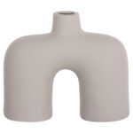 ΕΠΙΤΡΑΠΕΖΙΟ ΚΕΡΑΜΙΚΟ ΔΙΑΚΟΣΜΗΤΙΚΟ ISIL LH10.4600.03 ΓΚΡΙ ΜΑΤ  27x9,5x22,5Υ εκ. - Image 3