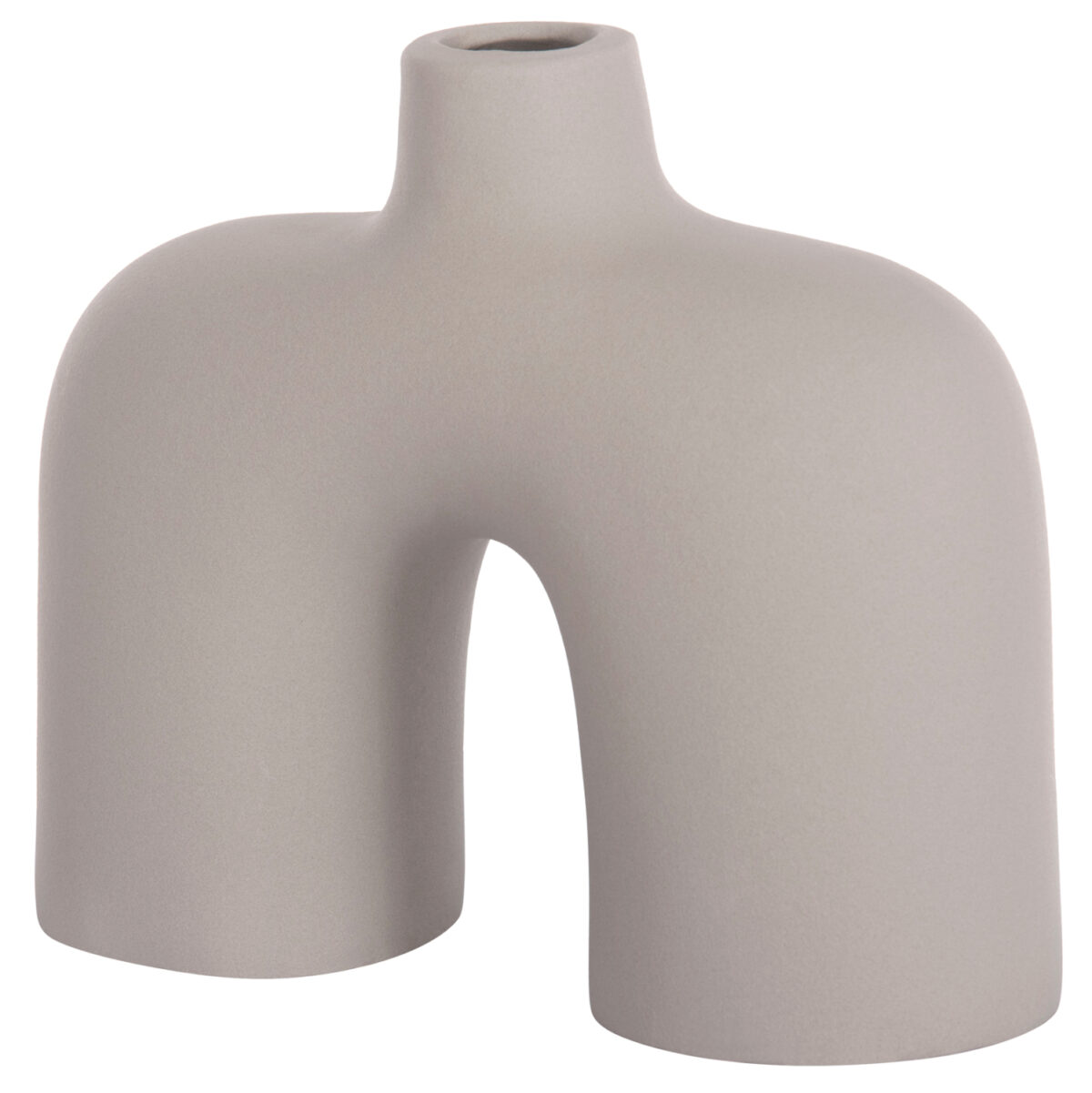 ΕΠΙΤΡΑΠΕΖΙΟ ΚΕΡΑΜΙΚΟ ΔΙΑΚΟΣΜΗΤΙΚΟ ISIL LH10.4600.03 ΓΚΡΙ ΜΑΤ  27x9,5x22,5Υ εκ. - Image 4