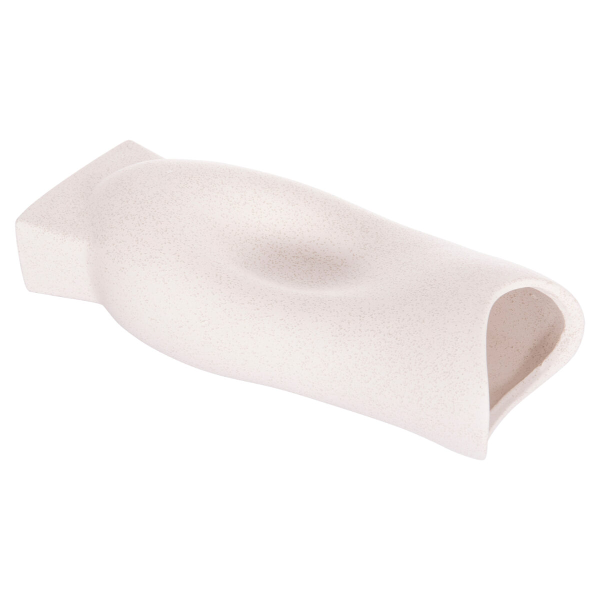 ΕΠΙΤΡΑΠΕΖΙΟ ΚΕΡΑΜΙΚΟ ΔΙΑΚΟΣΜΗΤΙΚΟ ΣΕΙΡΑ GLAΖΕ LH10.4609.01 ΚΡΥΣΤΑΛΛ.ΥΠΟΛΕΥΚΟ 16.5x11x38Υεκ - Image 5