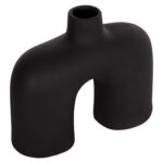 ΕΠΙΤΡΑΠΕΖΙΟ ΚΕΡΑΜΙΚΟ ΔΙΑΚΟΣΜΗΤΙΚΟ ISIL LH10.4600.02 ΜΑΥΡΟ ΜΑΤ 27x9,5x22,5Y εκ.