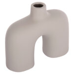 ΕΠΙΤΡΑΠΕΖΙΟ ΚΕΡΑΜΙΚΟ ΔΙΑΚΟΣΜΗΤΙΚΟ ISIL LH10.4600.03 ΓΚΡΙ ΜΑΤ  27x9,5x22,5Υ εκ.