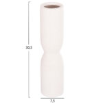 ΕΠΙΤΡΑΠΕΖΙΟ ΚΕΡΑΜΙΚΟ ΔΙΑΚΟΣΜΗΤΙΚΟ SCEPTER LH10.4615.01 ΚΡΥΣΤΑΛΛΙΚΟ ΥΠΟΛΕΥΚΟ Φ7,5x30,5Υεκ - Image 2