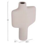 ΕΠΙΤΡΑΠΕΖΙΟ ΚΕΡΑΜΙΚΟ ΔΙΑΚΟΣΜΗΤΙΚΟ ΣΕΙΡΑ ARKEN LH10.4622.03 ΓΚΡΙ ΜΑΤ 22,5x7,5x34εκ - Image 2