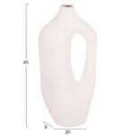 ΕΠΙΤΡΑΠΕΖΙΟ ΚΕΡΑΜΙΚΟ ΔΙΑΚΟΣΜΗΤΙΚΟ ΣΕΙΡΑ SEBOR LH10.4625 ΥΠΟΛΕΥΚΟ ΚΡΥΣΤΑΛΛΙΚΟ 20x9x45Υεκ - Image 2