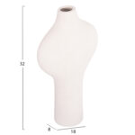 ΕΠΙΤΡΑΠΕΖΙΟ ΚΕΡΑΜΙΚΟ ΔΙΑΚΟΣΜΗΤΙΚΟ ARKEN LH10.4621.01 ΚΡΥΣΤΑΛΛ.ΥΠΟΛΕΥΚΟ 18x8x32Υ εκ . - Image 2