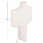 ΕΠΙΤΡΑΠΕΖΙΟ ΚΕΡΑΜΙΚΟ ΔΙΑΚΟΣΜΗΤΙΚΟ ΣΕΙΡΑ ARKEN LH10.4622.01 ΚΡΥΣΤΑΛΛ.ΥΠΟΛΕΥΚΟ 22.5x7.5x34Υεκ - Image 2