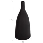 ΕΠΙΤΡΑΠΕΖΙΟ ΚΕΡΑΜΙΚΟ ΔΙΑΚΟΣΜΗΤΙΚΟ GALAD LH10.4635.02 ΜΑΥΡΟ ΜΑΤ Φ14x33,5Υεκ - Image 2