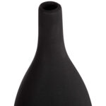 ΕΠΙΤΡΑΠΕΖΙΟ ΚΕΡΑΜΙΚΟ ΔΙΑΚΟΣΜΗΤΙΚΟ GALAD LH10.4635.02 ΜΑΥΡΟ ΜΑΤ Φ14x33,5Υεκ - Image 4