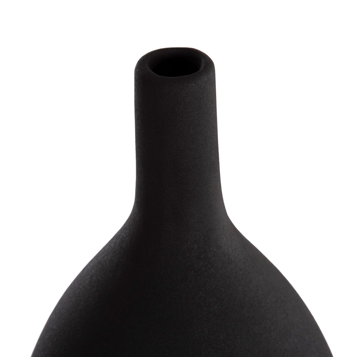 ΕΠΙΤΡΑΠΕΖΙΟ ΚΕΡΑΜΙΚΟ ΔΙΑΚΟΣΜΗΤΙΚΟ GALAD LH10.4633.02 ΜΑΥΡΟ ΜΑΤ Φ18x49Υ εκ. - Image 5