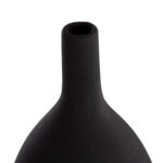 ΕΠΙΤΡΑΠΕΖΙΟ ΚΕΡΑΜΙΚΟ ΔΙΑΚΟΣΜΗΤΙΚΟ GALAD LH10.4633.02 ΜΑΥΡΟ ΜΑΤ Φ18x49Υ εκ. - Image 5