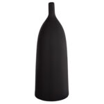 ΕΠΙΤΡΑΠΕΖΙΟ ΚΕΡΑΜΙΚΟ ΔΙΑΚΟΣΜΗΤΙΚΟ GALAD LH10.4633.02 ΜΑΥΡΟ ΜΑΤ Φ18x49Υ εκ.