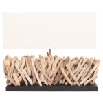 ΕΠΙΤΡΑΠΕΖΙΟ ΟΡΘΟΓΩΝΙΟ ΦΩΤΙΣΤΙΚΟ TWIGGY LH10.4434 DRIFTWOOD & ΛΕΥΚΟ ΚΑΠΕΛΟ 56x16.5x43Υεκ. - Image 3