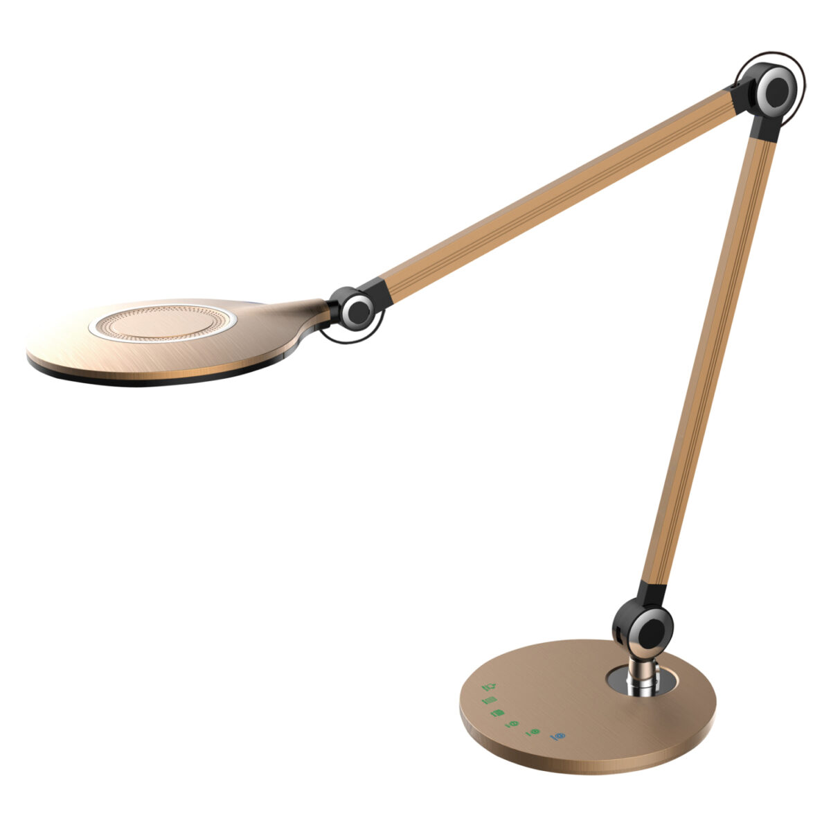 ΦΩΤΙΣΤΙΚΟ ΓΡΑΦΕΙΟΥ LED BLAIN PRO LH10.4452.09 ΧΡΥΣΟ ΧΡΩΜΑ ABS 55,7x49,7Υεκ. - Image 1