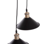 ΦΩΤΙΣΤΙΚΟ ΟΡΟΦΗΣ 2ΦΩΤΟ BELL LH10.7531.11 ΜΑΥΡΟ ΜΕΤΑΛΛΟ-ΧΑΛΚΙΝΟ ΝΤΟΥΙ Φ21,5x135Υεκ. - Image 4