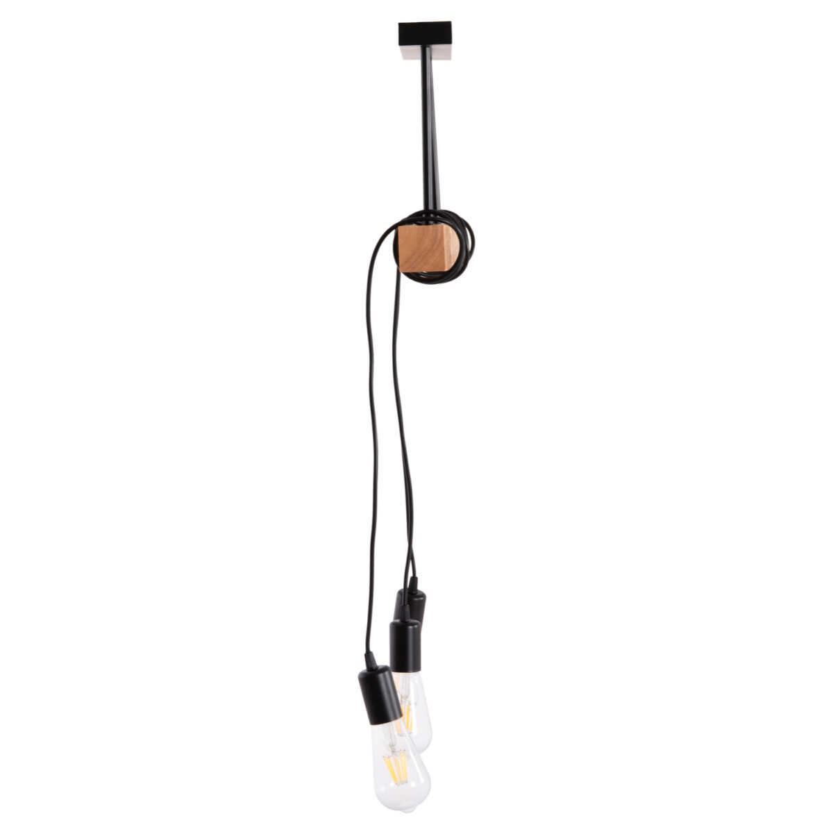 ΦΩΤΙΣΤΙΚΟ ΟΡΟΦΗΣ 3-ΦΩΤΟ VOLKS LH10.4658 ΜΕΤΑΛΛΟ-ΞΥΛΟ 49,5x5x134,5Υεκ. - Image 4