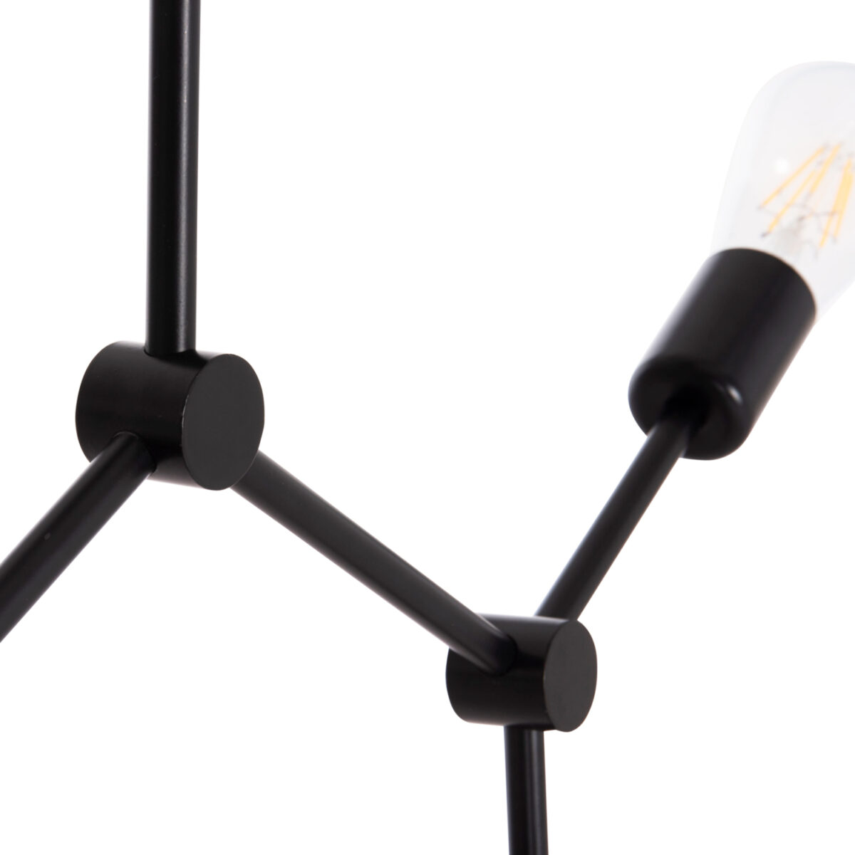 ΦΩΤΙΣΤΙΚΟ ΟΡΟΦΗΣ 3-ΦΩΤΟ LIGHTY LH10.7404.11 ΜΕΤΑΛΛΟ ΣΕ ΜΑΥΡΟ 52x5x48Υεκ. - Image 4