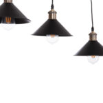 ΦΩΤΙΣΤΙΚΟ ΟΡΟΦΗΣ 3ΦΩΤΟ BELL LH10.7533.11 ΜΑΥΡΟ ΜΕΤΑΛΛΟ-ΧΑΛΚΙΝΟ ΝΤΟΥΙ Φ21,5x128Υεκ. - Image 5