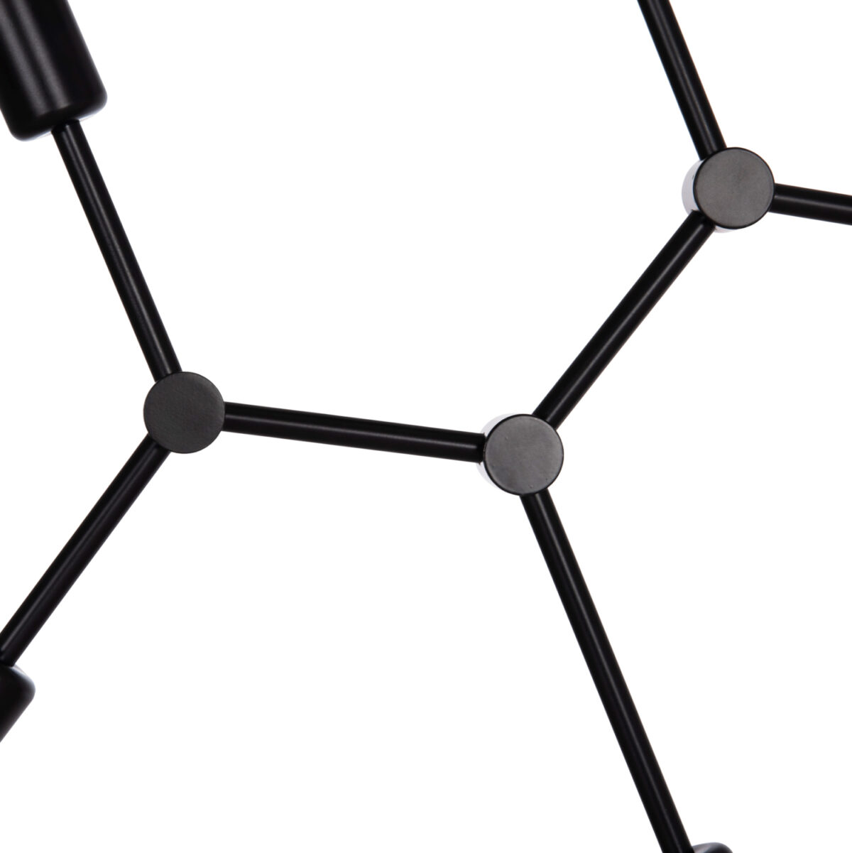 ΦΩΤΙΣΤΙΚΟ ΟΡΟΦΗΣ 4-ΦΩΤΟ LIGHTY LH10.7405.11 ΜΕΤΑΛΛΟ ΣΕ ΜΑΥΡΟ 57x5x52Υεκ. - Image 5