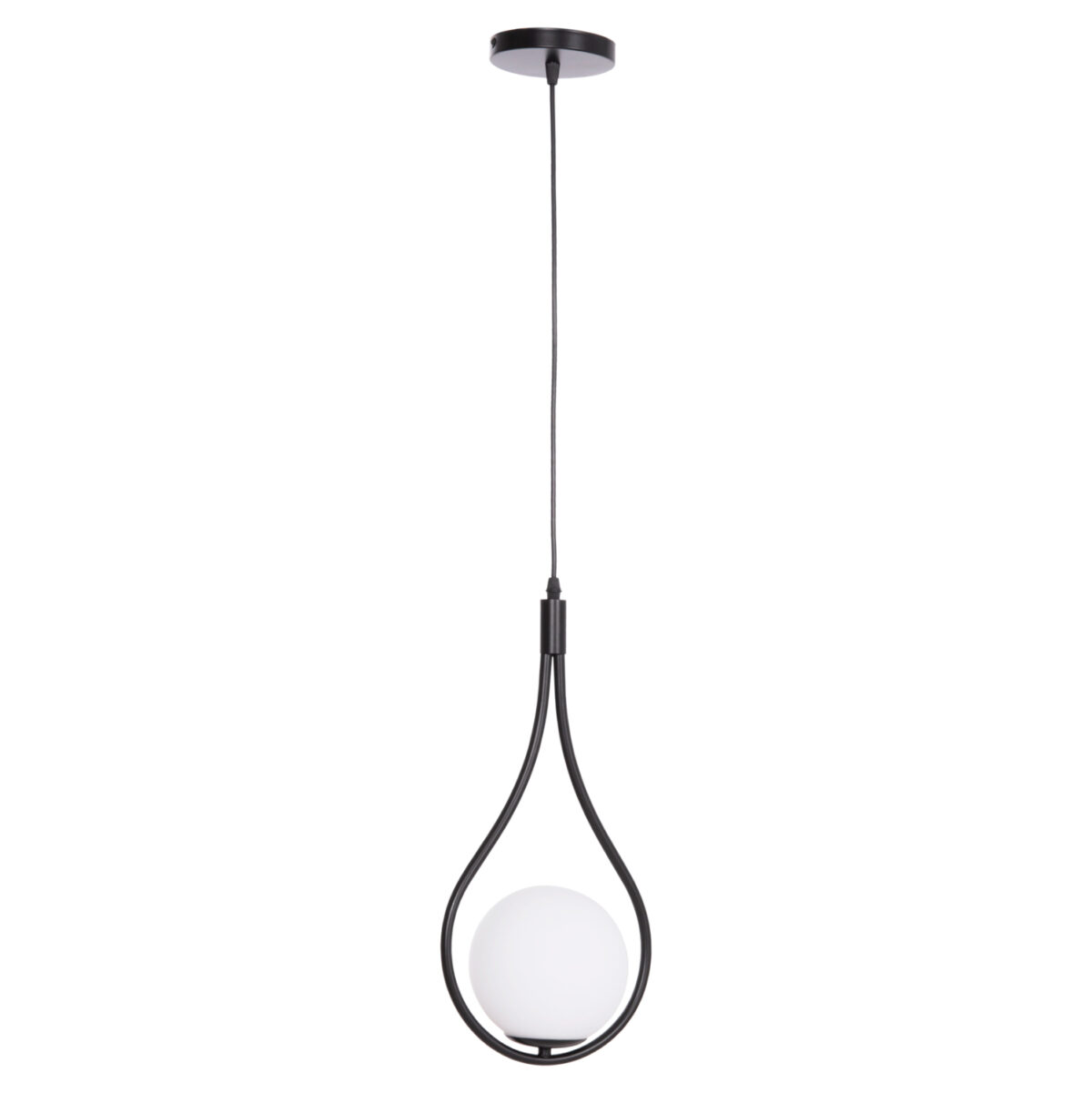 ΦΩΤΙΣΤΙΚΟ ΟΡΟΦΗΣ DROPLET LH10.7503.11 ΜΕΤΑΛΛΟ ΣΕ ΜΑΥΡΟ-ΛΕΥΚΟΣ ΓΛΟΜΠΟΣ 23,5x12x147Υεκ. - Image 1