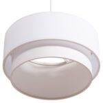 ΦΩΤΙΣΤΙΚΟ ΟΡΟΦΗΣ ΚΥΛΙΝΔΡΙΚΟ KRIKS LH10.4707.01 PVC ΣΕ ΛΕΥΚΟ Φ30x70Υεκ. - Image 5