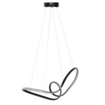 ΦΩΤΙΣΤΙΚΟ ΟΡΟΦΗΣ ΜΑΥΡΟ LED LH10.7522.03 52x28x66Υ εκ.