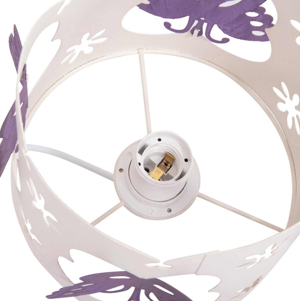 ΦΩΤΙΣΤΙΚΟ ΟΡΟΦΗΣ ΠΑΙΔΙΚΟ LEPTIR LH10.4705.02 ΜΕΤΑΛΛΙΚΟ ΜΩΒ-ΛΕΥΚΟ Φ23x70Υεκ. - Image 5