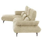 ΓΩΝΙΑΚΟΣ ΚΑΝΑΠΕΣ (ΑΡΙΣΤΕΡΗ) CONVERT LH10.3268.01L ΕΚΡΟΥ ΥΦΑΣΜΑ 283x188x100Υεκ. - Image 4