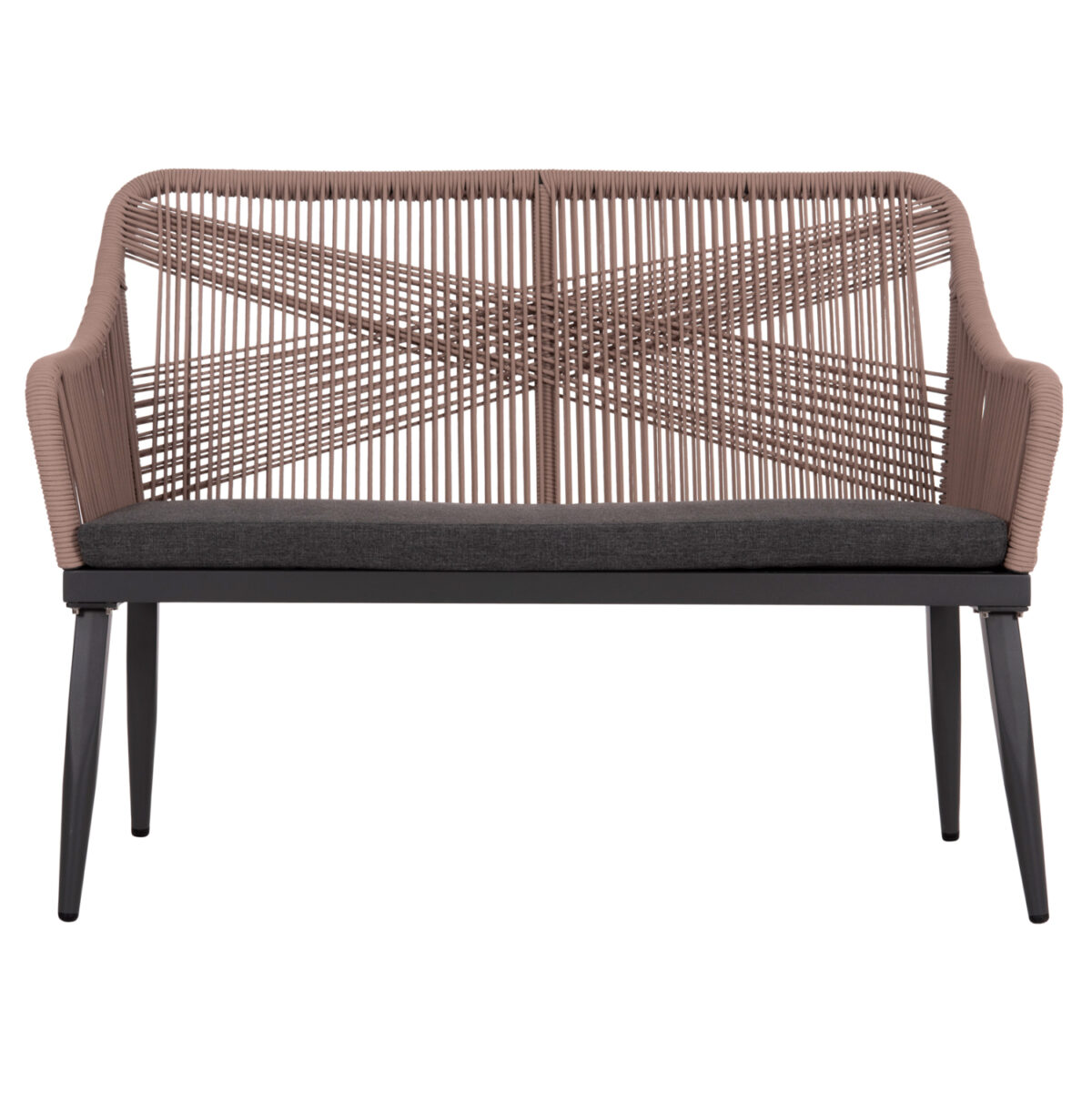 ΚΑΝΑΠΕΣ 2ΘΕΣΙΟΣ MYRTIA LH10.5550.12 AΛΟΥΜΙΝΙΟ ΑΝΘΡΑΚΙ--ΜΠΕΖ TESLIN ΣΧΟΙΝΙ 123x61x90Υεκ. - Image 3