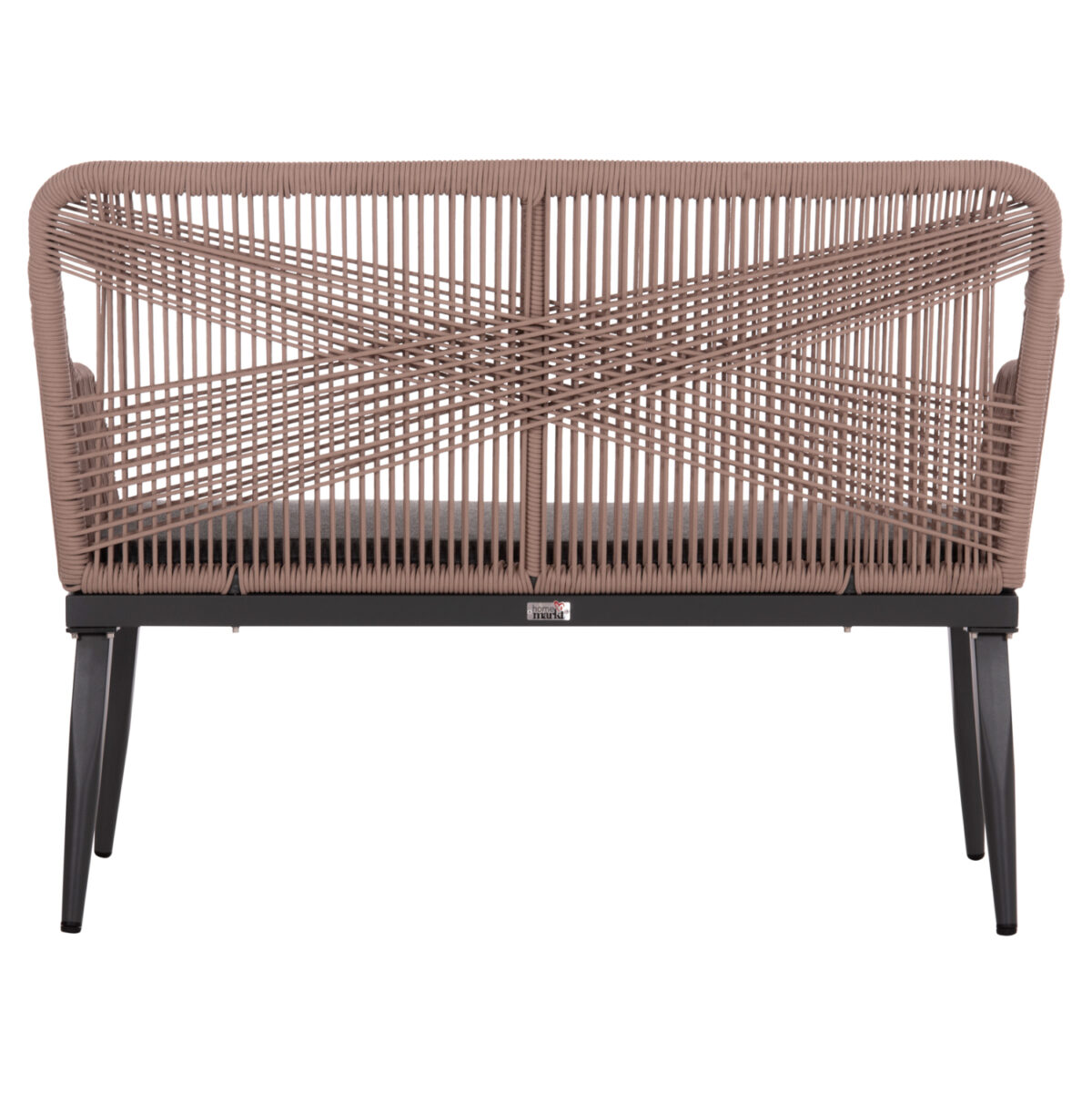 ΚΑΝΑΠΕΣ 2ΘΕΣΙΟΣ MYRTIA LH10.5550.12 AΛΟΥΜΙΝΙΟ ΑΝΘΡΑΚΙ--ΜΠΕΖ TESLIN ΣΧΟΙΝΙ 123x61x90Υεκ. - Image 5