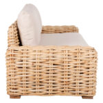 ΚΑΝΑΠΕΣ 2-ΘΕΣΙΟΣ TROPEL LH10.9809 ΞΥΛΟ MANGO-RATTAN ΦΥΣΙΚΟ-ΛΕΥΚΑ ΜΑΞΙΛΑΡΙΑ 192x88x70-85Υεκ. - Image 4