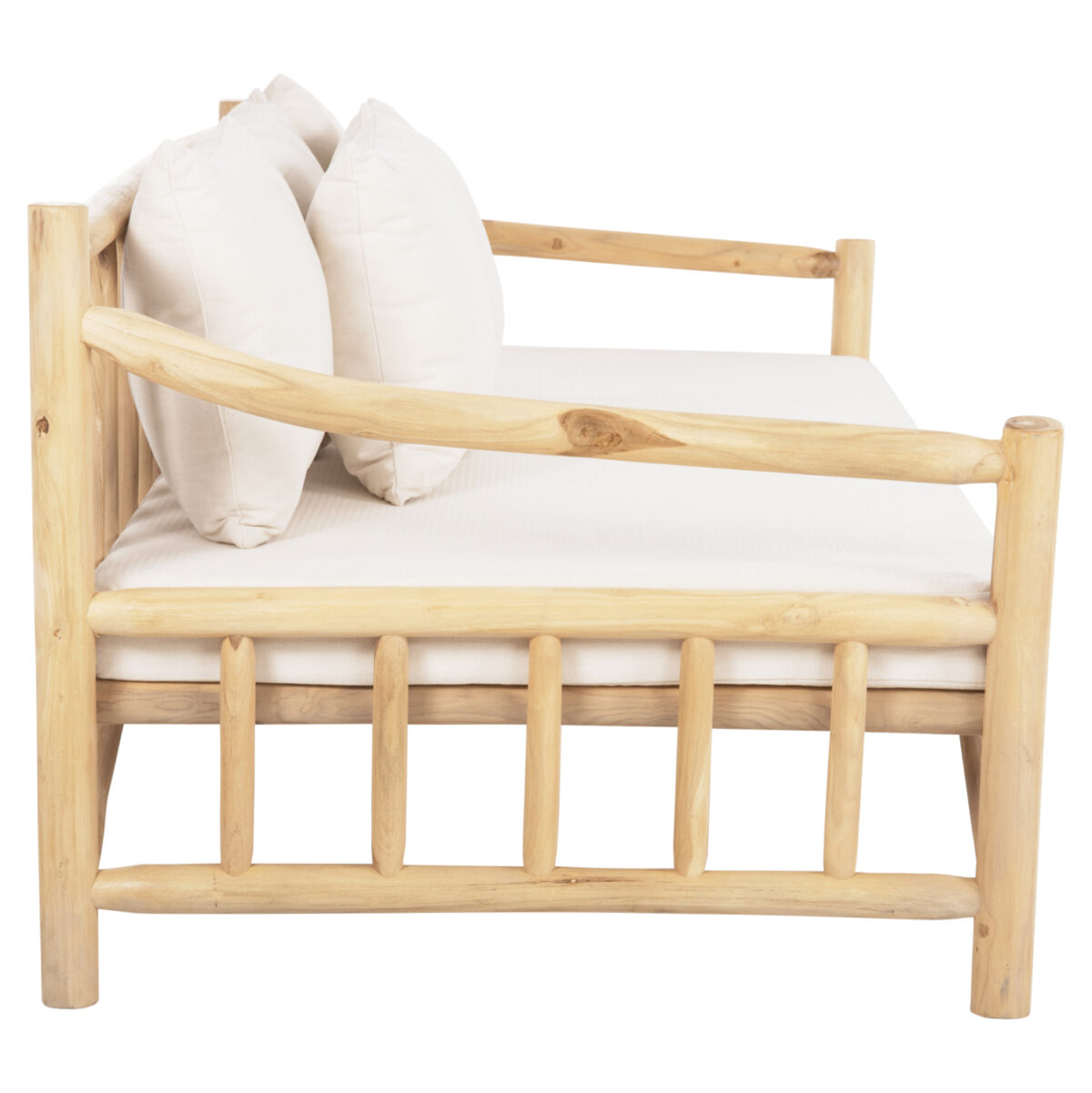 ΚΑΝΑΠΕΣ ΤΡΙΘΕΣΙΟΣ TORC LH10.9339 ΑΠΟ ΜΑΣΙΦ ΞΥΛΟ TΕΑK ΦΥΣΙΚΟ - ΛΕΥΚΟ 200x100x80Yεκ. - Image 4