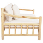 ΚΑΝΑΠΕΣ ΤΡΙΘΕΣΙΟΣ TORC LH10.9339 ΑΠΟ ΜΑΣΙΦ ΞΥΛΟ TΕΑK ΦΥΣΙΚΟ - ΛΕΥΚΟ 200x100x80Yεκ. - Image 4