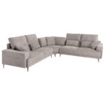 ΚΑΝΑΠΕΣ ΓΩΝΙΑ SYMMET LH10.3269.01 ΑΝΟΙΧΤΟ ΓΚΡΙ ΥΦΑΣΜΑ-ΑΝΘΡΑΚΙ ΠΟΔΙΑ 314x314x90-102Yεκ. - Image 3