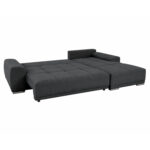 ΚΑΝΑΠΕΣ ΚΡΕΒΑΤΙ ΔΕΞΙΑ ΓΩΝΙΑ COMFYRA LH10.3336.01R ΓΚΡΙ ΥΦΑΣΜΑ 270x181x75Υεκ - Image 5