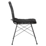ΚΑΡΕΚΛΑ ΕΞ.ΧΩΡΟΥ ALLEGRA LH10.5453.12 ΜΕΤΑΛΛΟ-ΜΑΞΙΛΑΡΙ-WICKER ΜΑΥΡΟ 52x52x83,5Yεκ. - Image 4